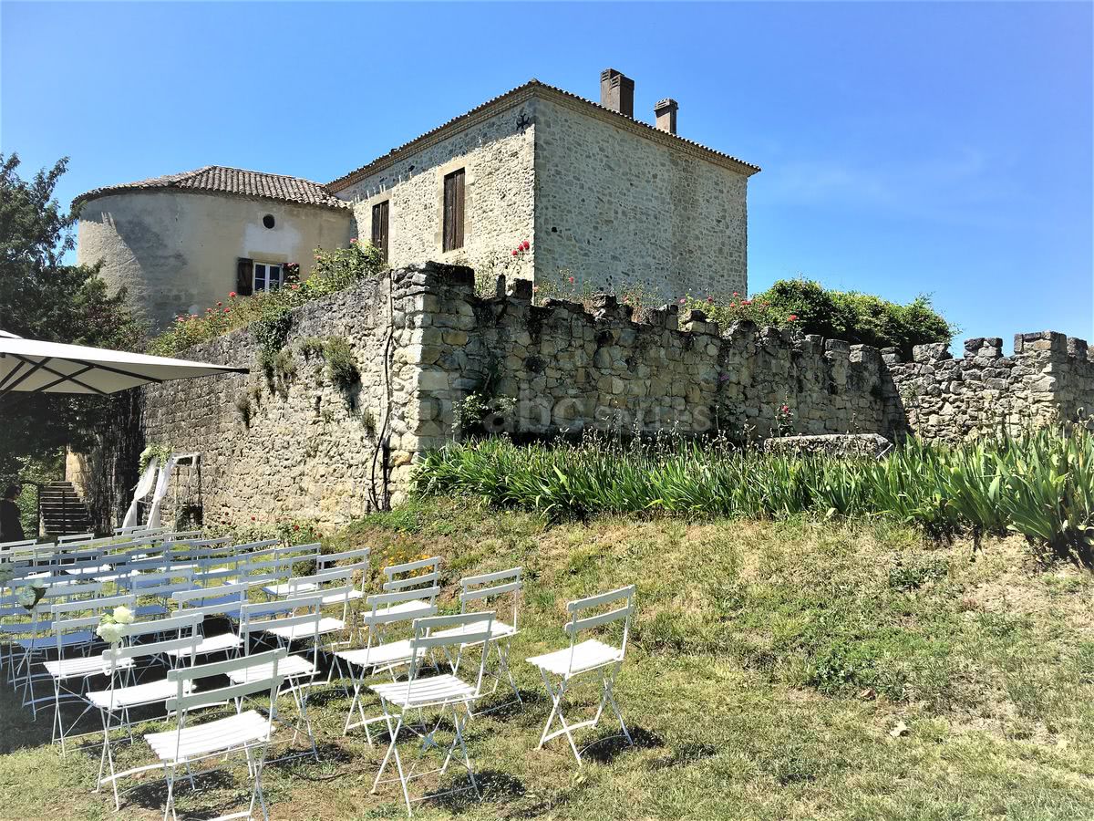 Cérémonie extérieure - Château Auros