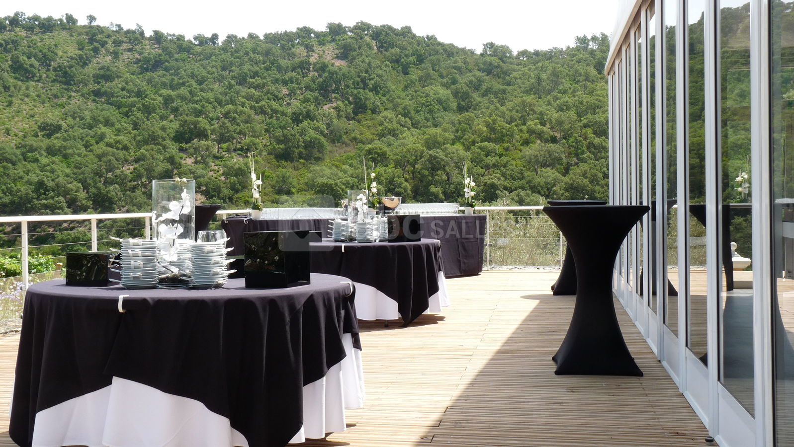 Cocktail sur la terrasse
