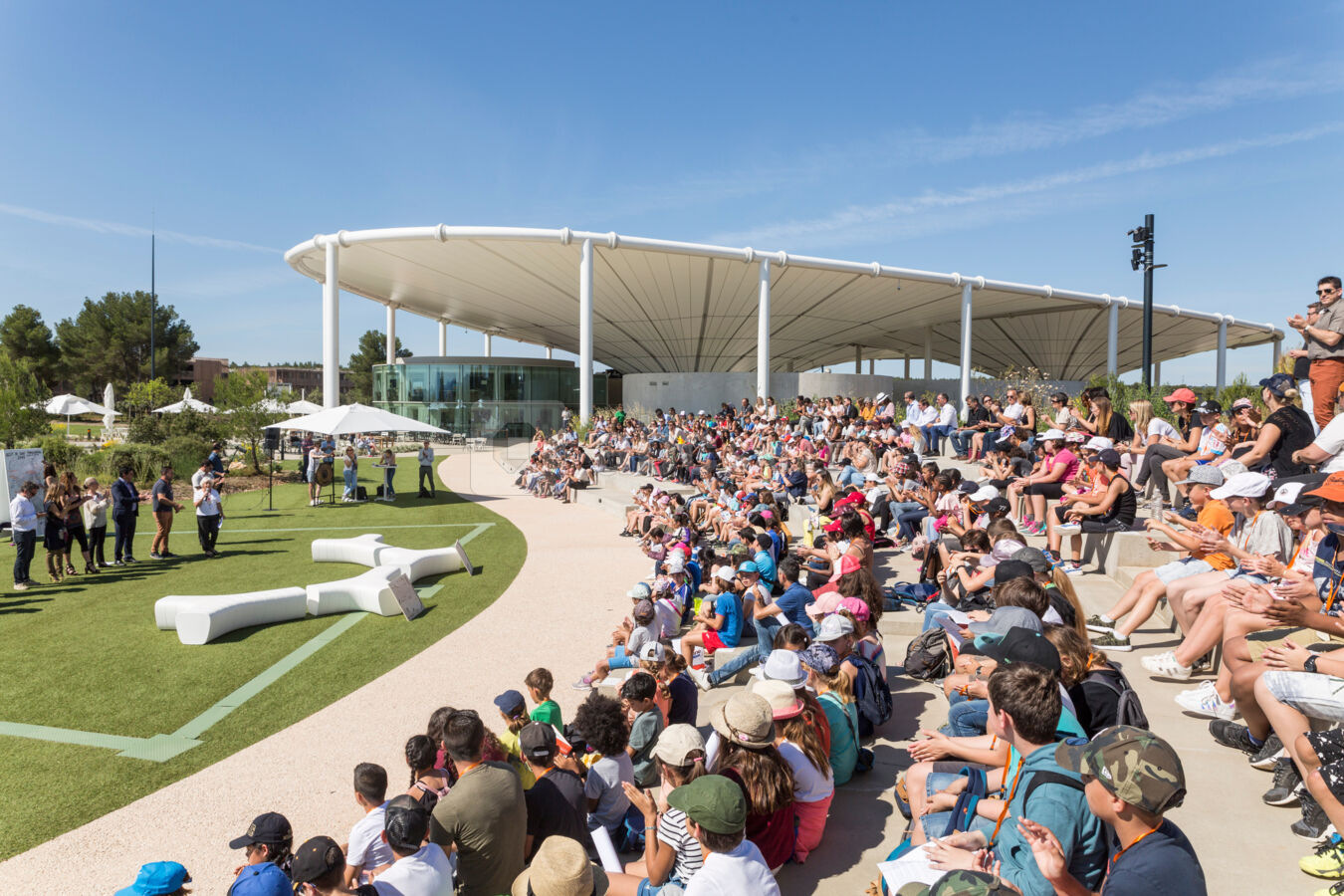 Théâtre de Verdure - Prise de parole