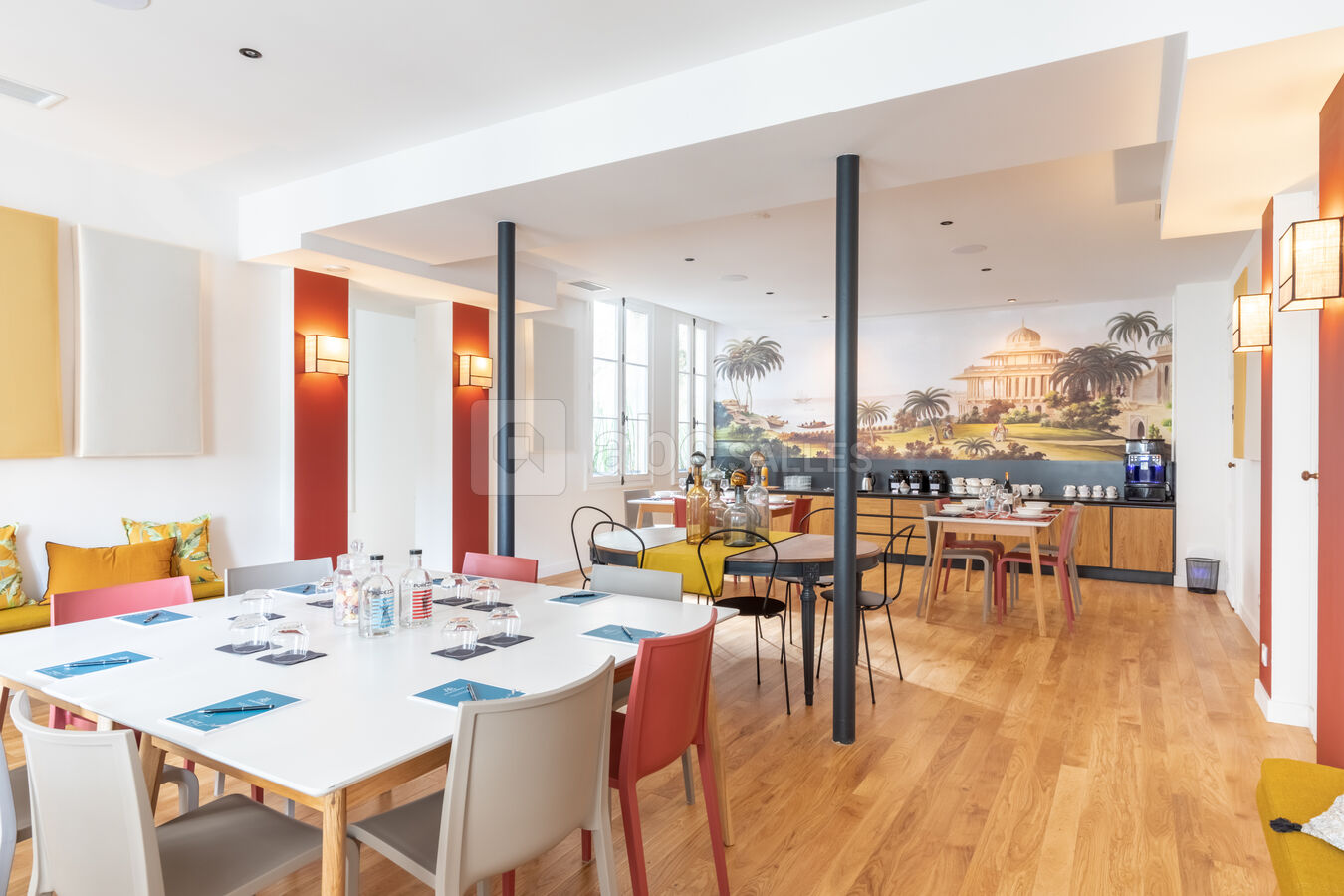 Salle à manger 50m2 - Climatisation et éclairage avec variateur