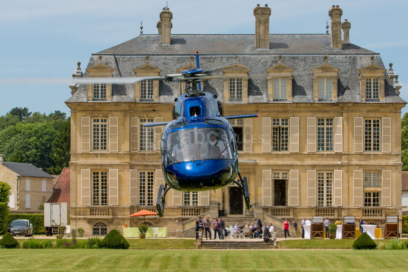 La Façade côté parc