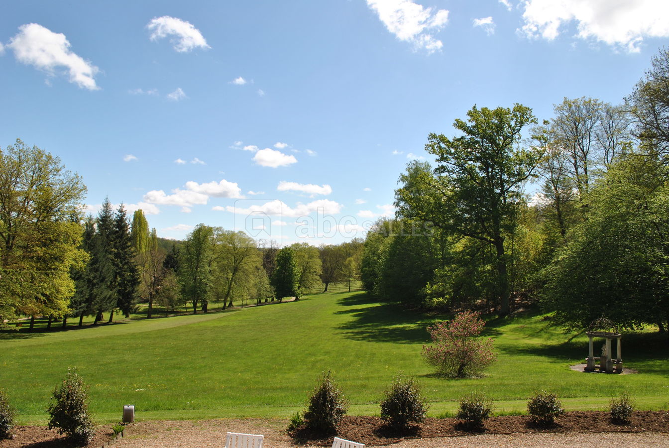 Le Parc vu des salons de réceptions du château