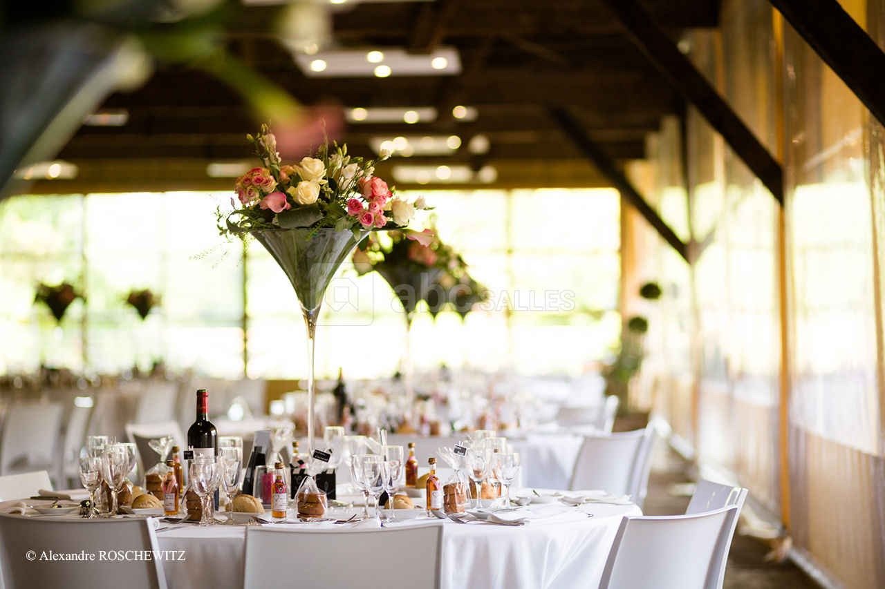 Décoration de la salle Solençon pour un mariage