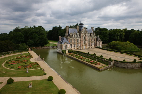 Château vue aérienne