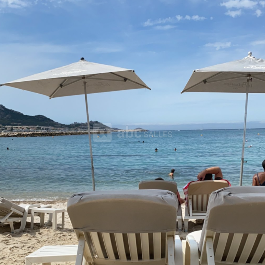 Vue sur plage