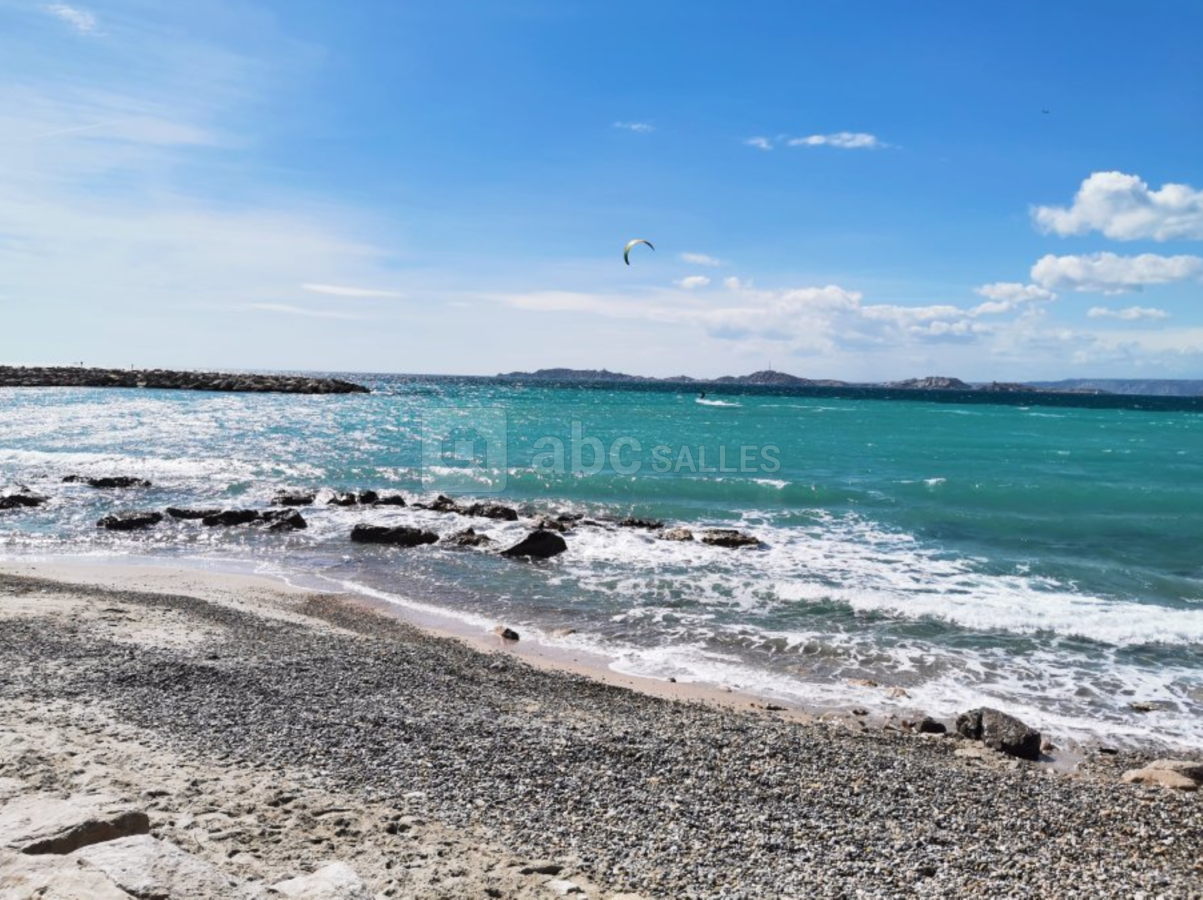 Vue sur la plage