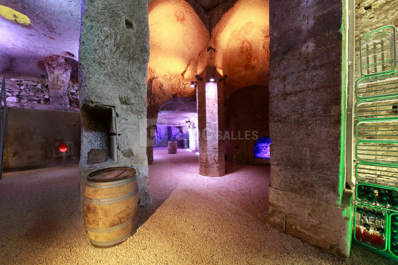 Intérieur de la cave