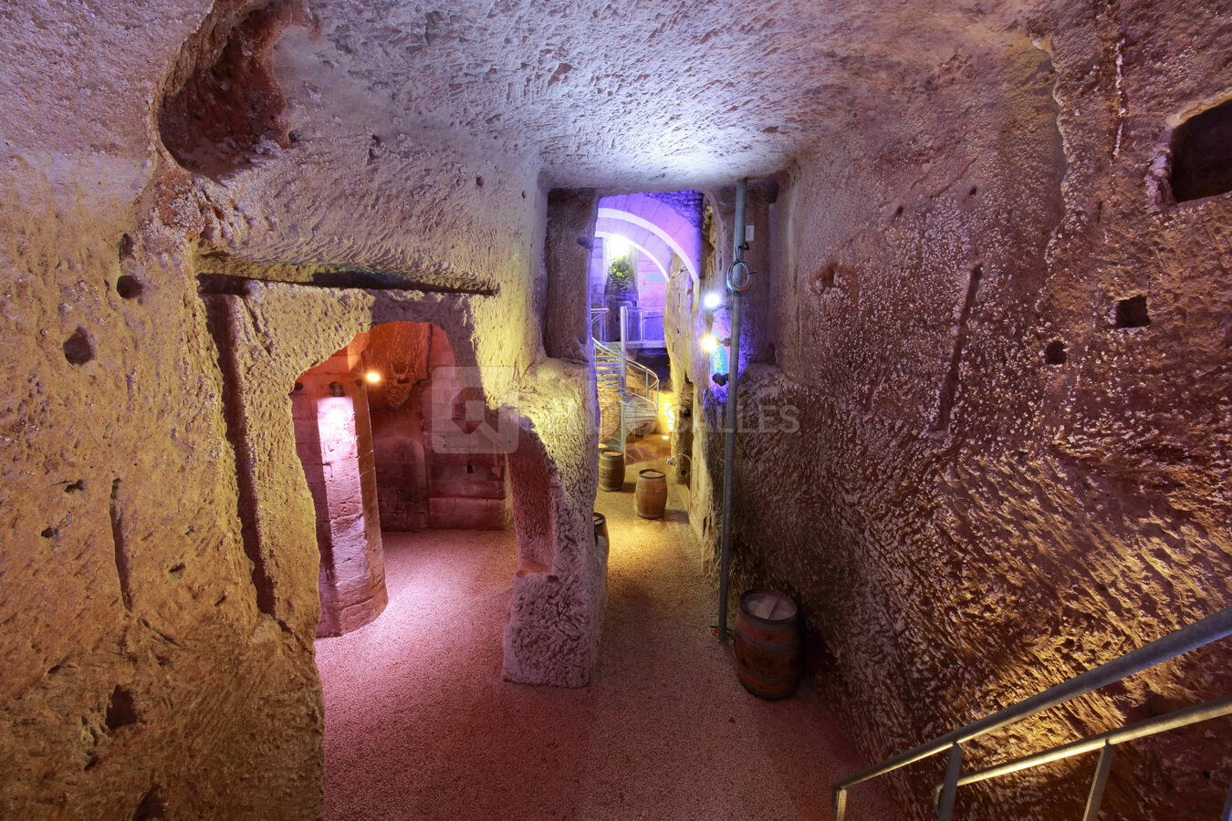 Vue aérienne de la cave