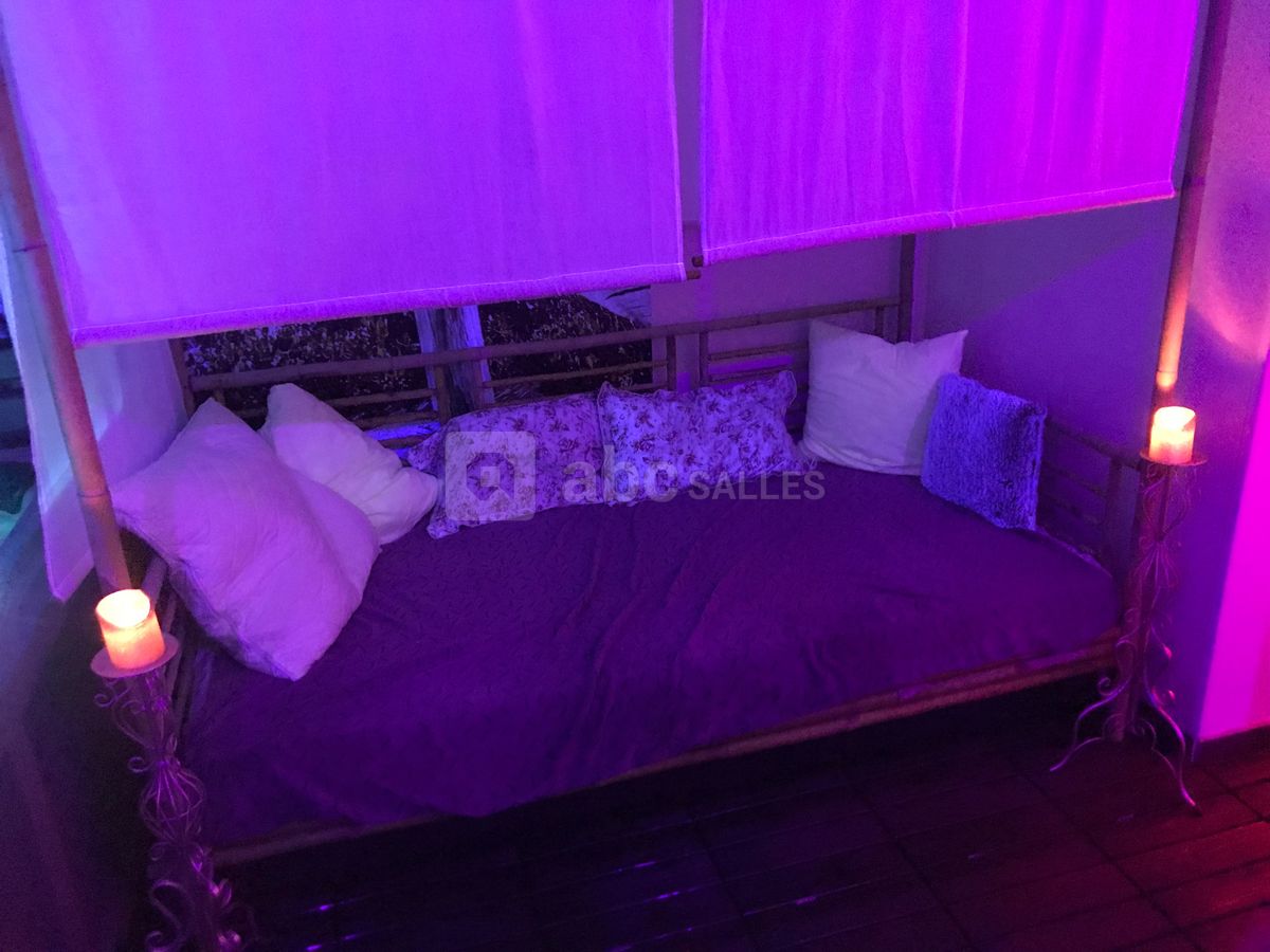 Canapé lit en bambou