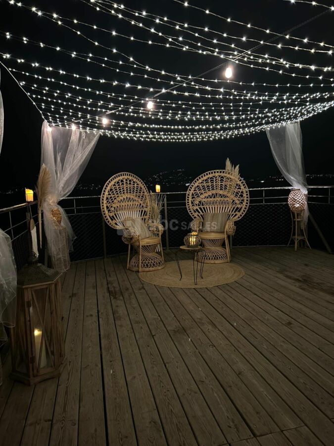 Mariage sous les étoiles sur la Pointe Panoramique (restaurant le Solarium)