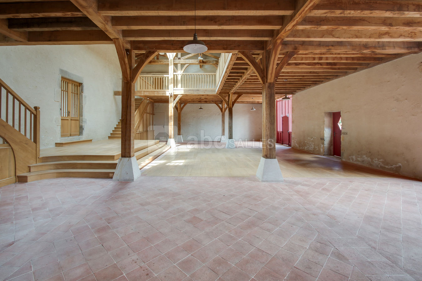 Rez de chaussée de la salle de réception