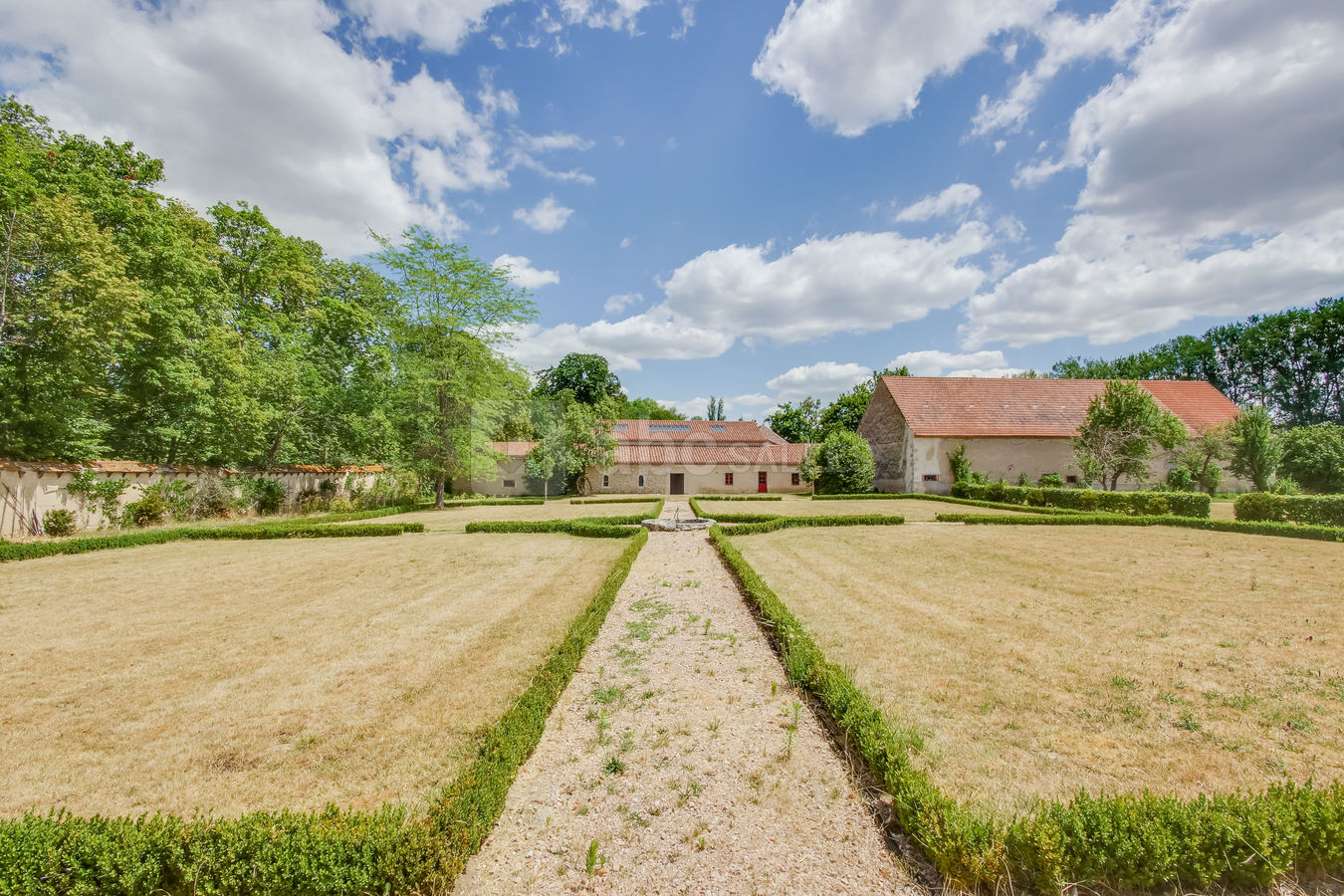 Vue du potager