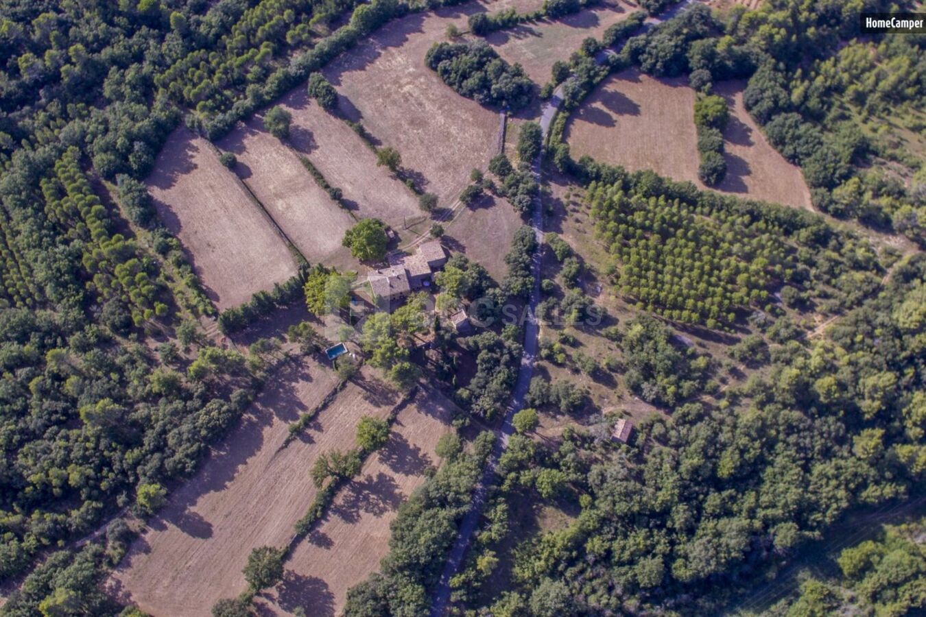 Vue du Domaine par Drone.