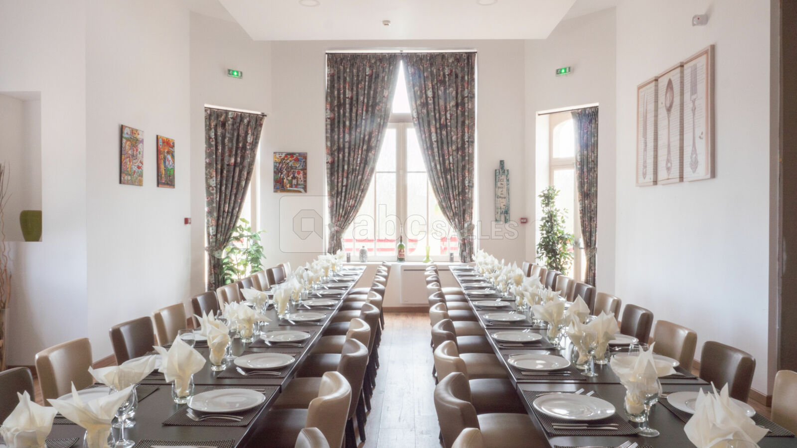 Salle évènement disposition mariage