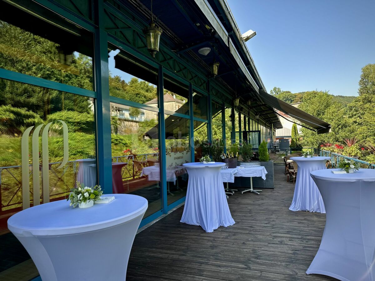 Vin d'honneur ou cocktail sur la terrasse du Restaurant