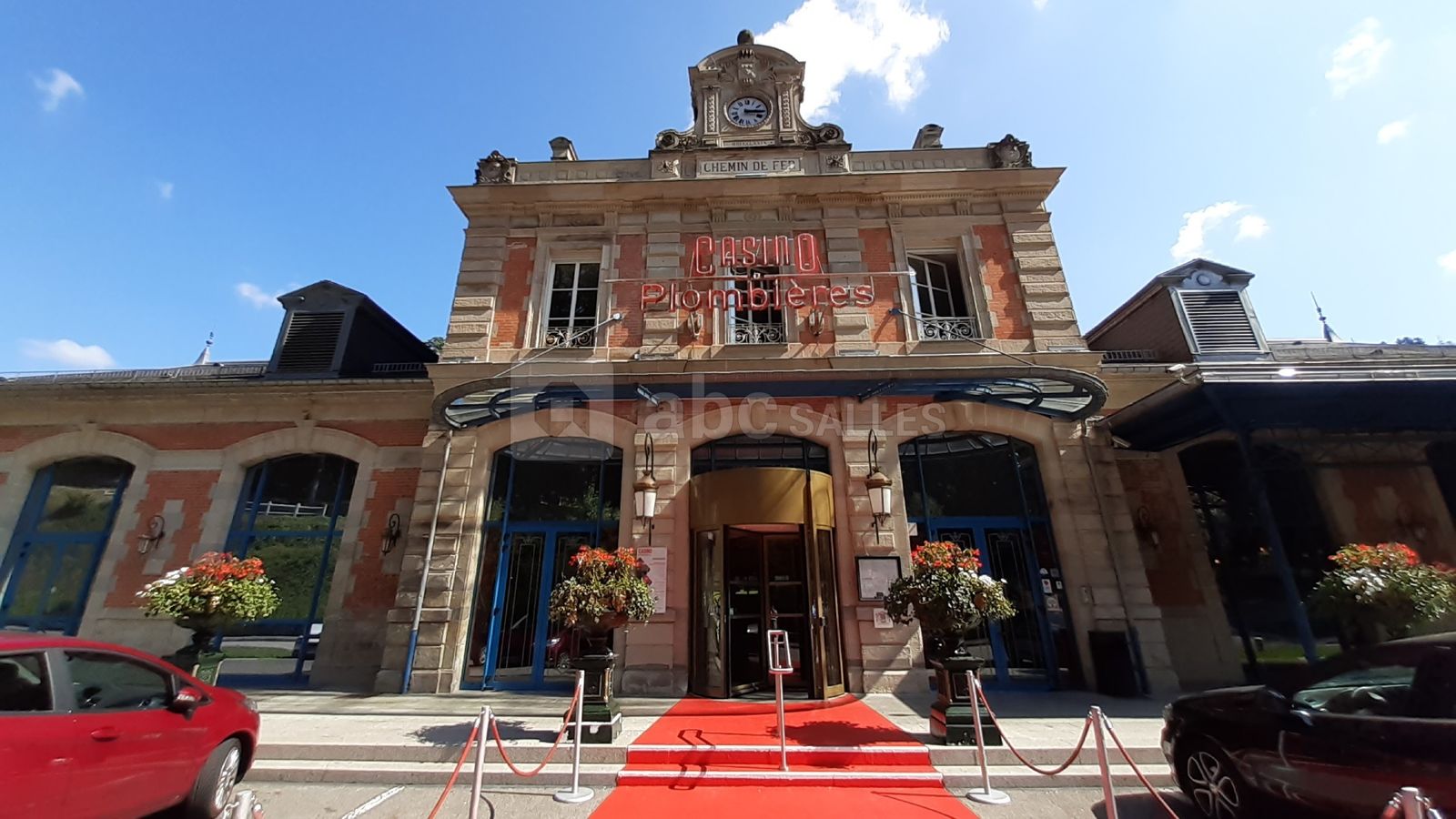 Bienvenue au Casino, ancienne gare de Plombières-les-Bains