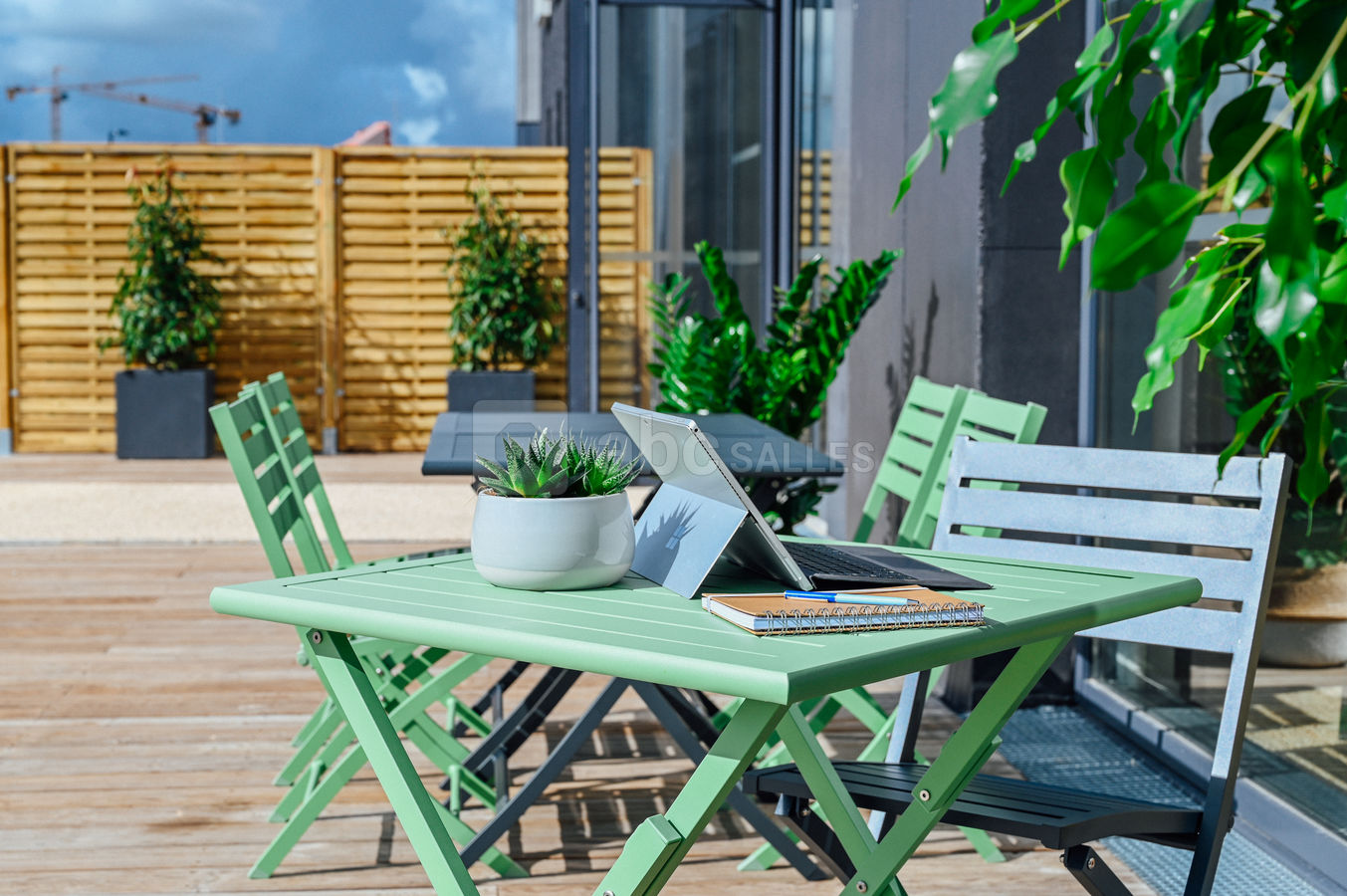 Terrasse de 80m2