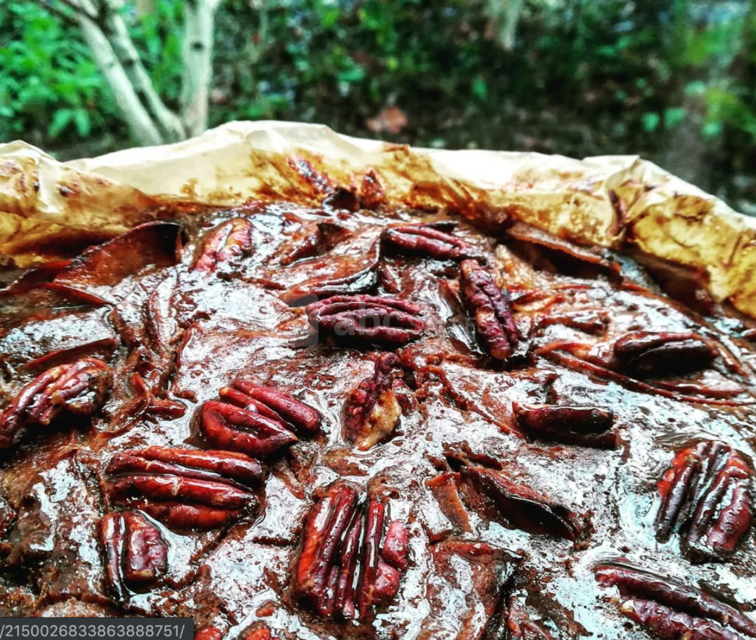 Tarte caramel et noix de pécan