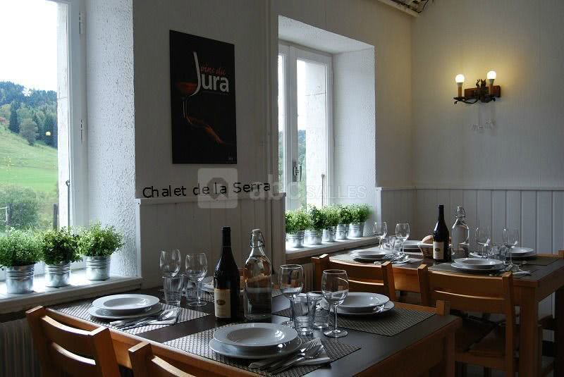 Salle à manger - chalet de la serra