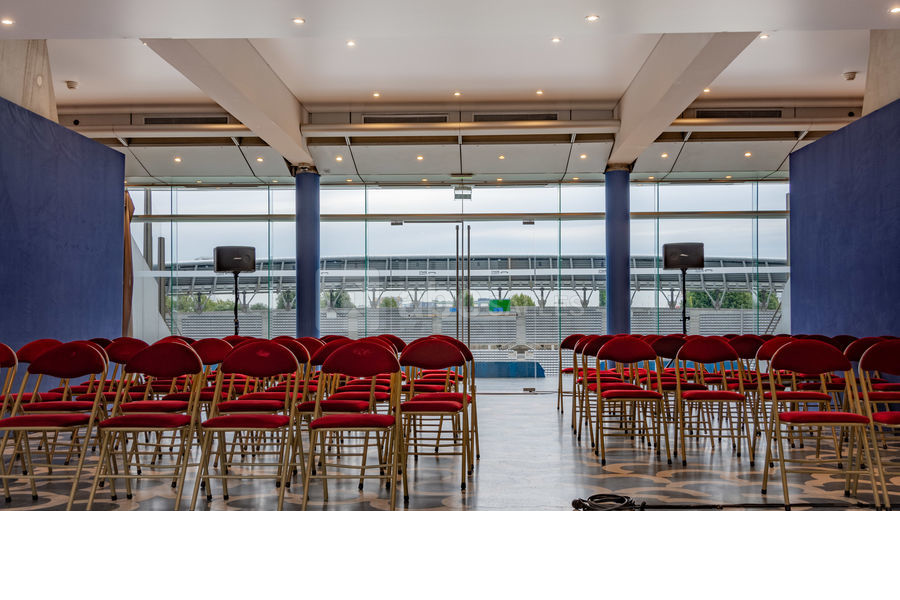 Salle d'honneur - Vue Stade Charléty - terrasse