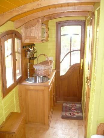 Kitchenette des roulottes