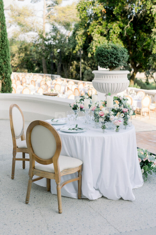 Love table sur perron