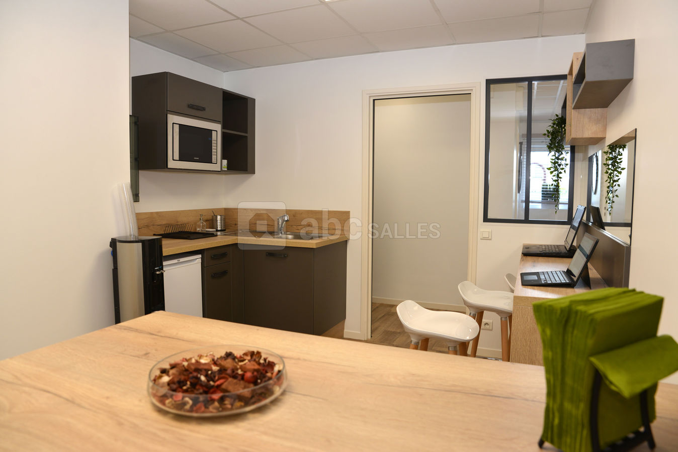 Espace coworking/coin cuisine