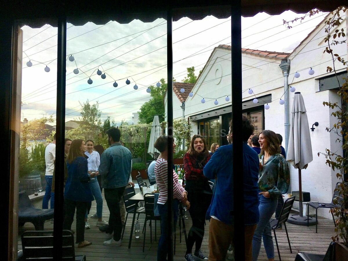 Cocktail sur la terrasse