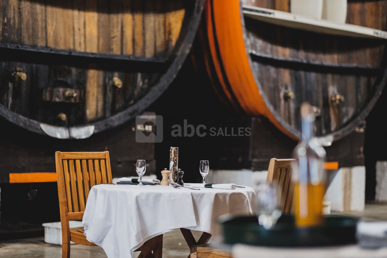 Repas dans Le Chais St Anne