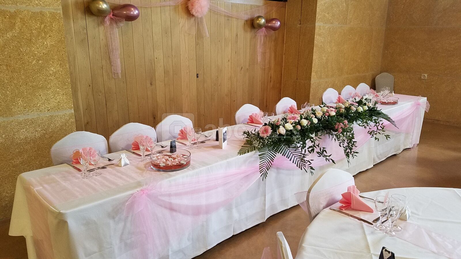 Table d'honneur des mariés