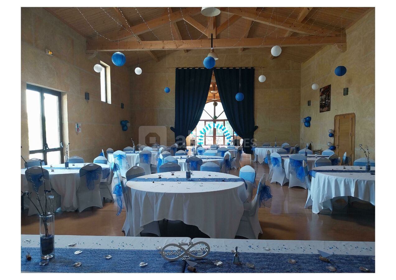 Salle de réception pour mariage