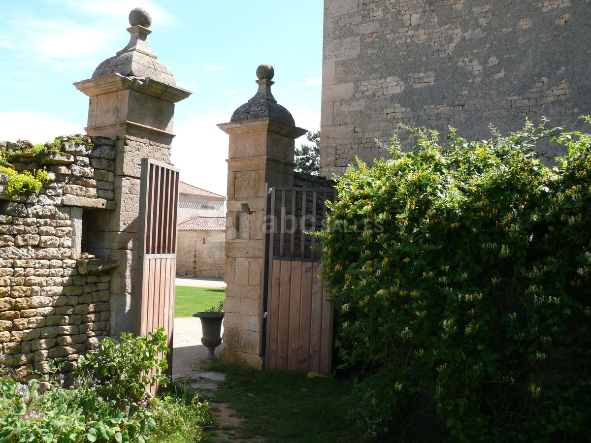 Pour les belles surprises : porte entre la cour et le jardin