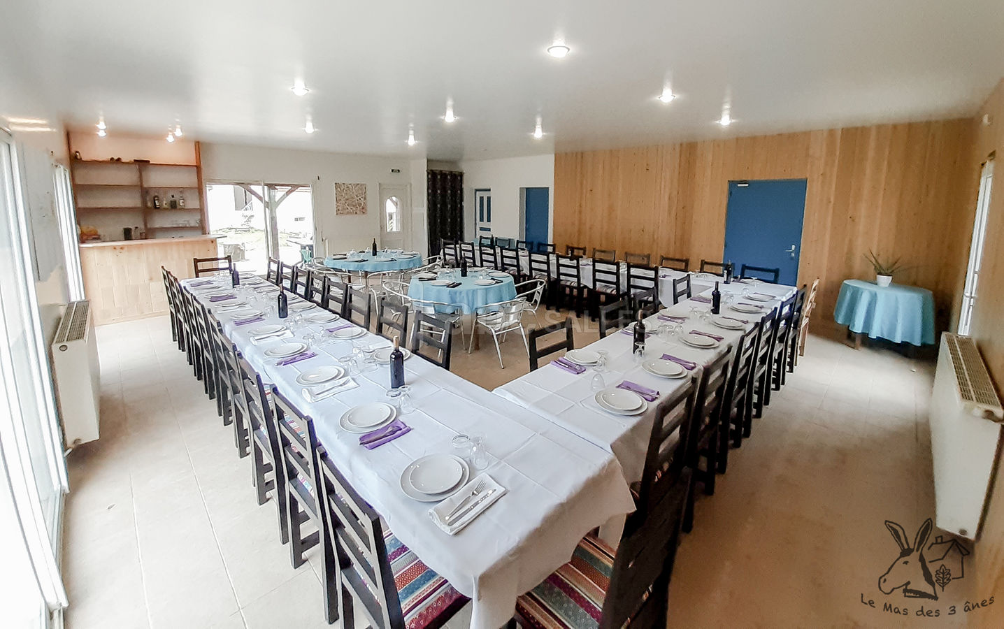 Salle de réception 60 personnes assises