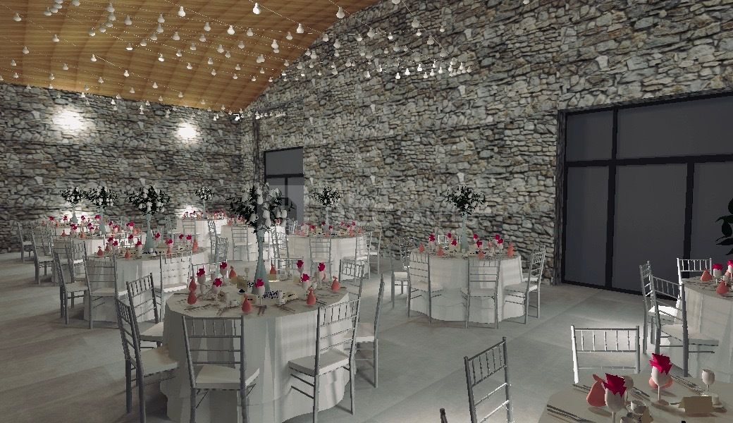 Visuel 3D salle réception