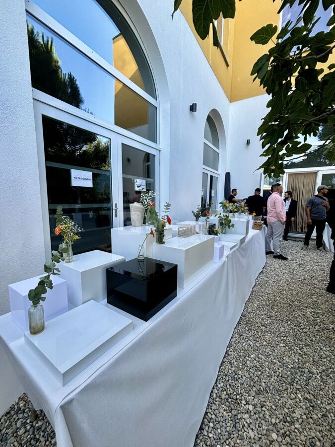 Buffet d'accueil terrasse