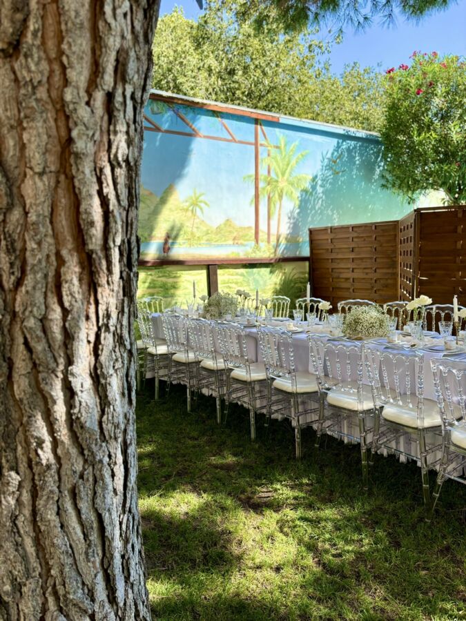 Tables en banquet