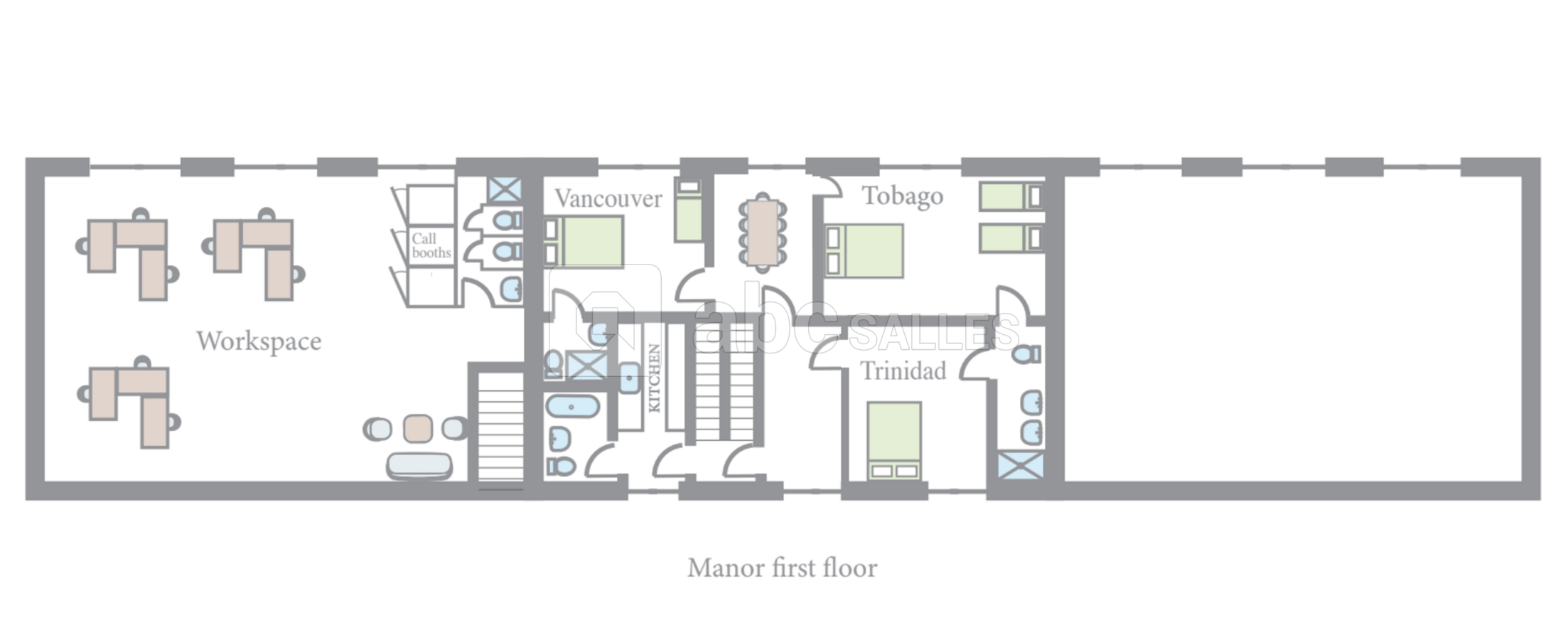 Plan Grand Appartement + Salle de réception
