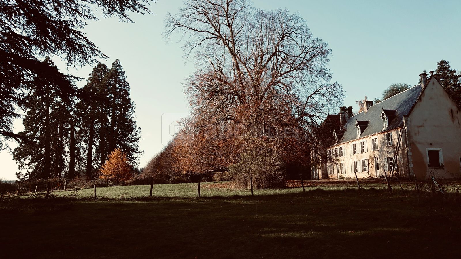 Vue sur le château - face sud