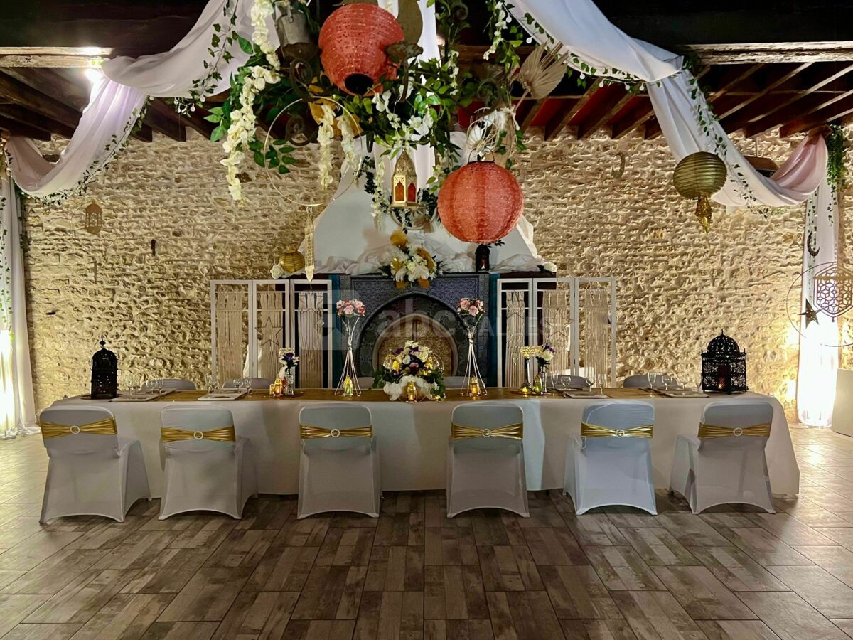 La salle Thème oriental chic