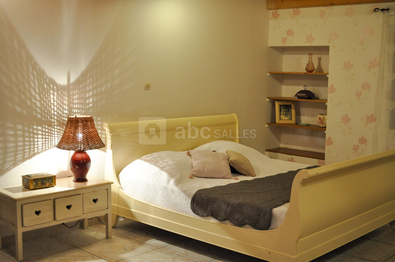 Gîte "En Dombes", Chambre Chalaronne, adaptée PMR