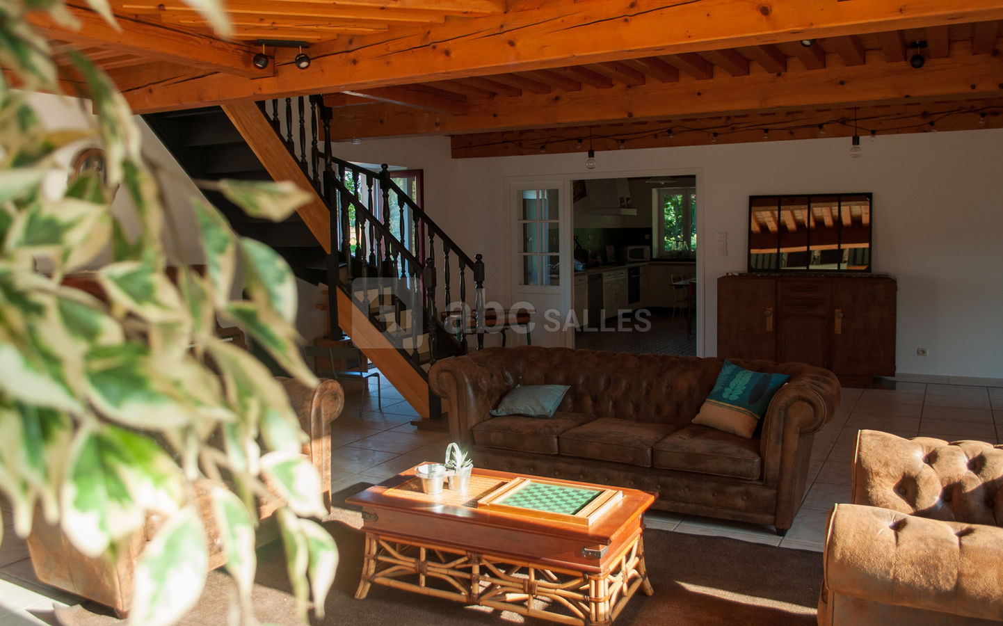 Gîte "En Dombes", le salon