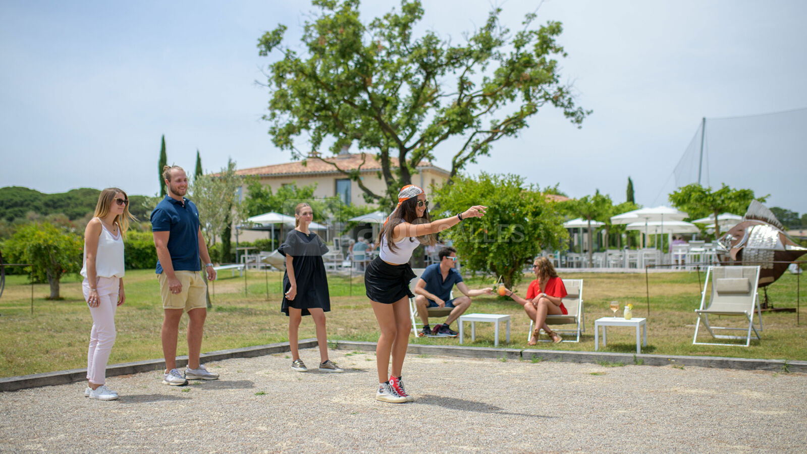 Terrain de pétanque