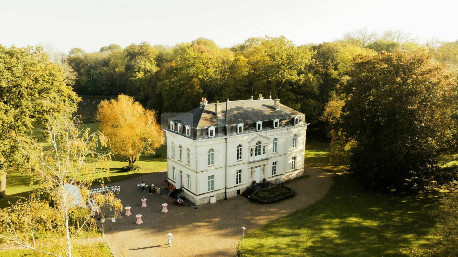 Le château vu du ciel