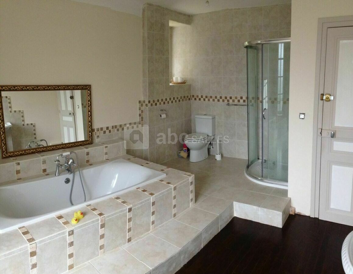 Salle de bain d'un gîte