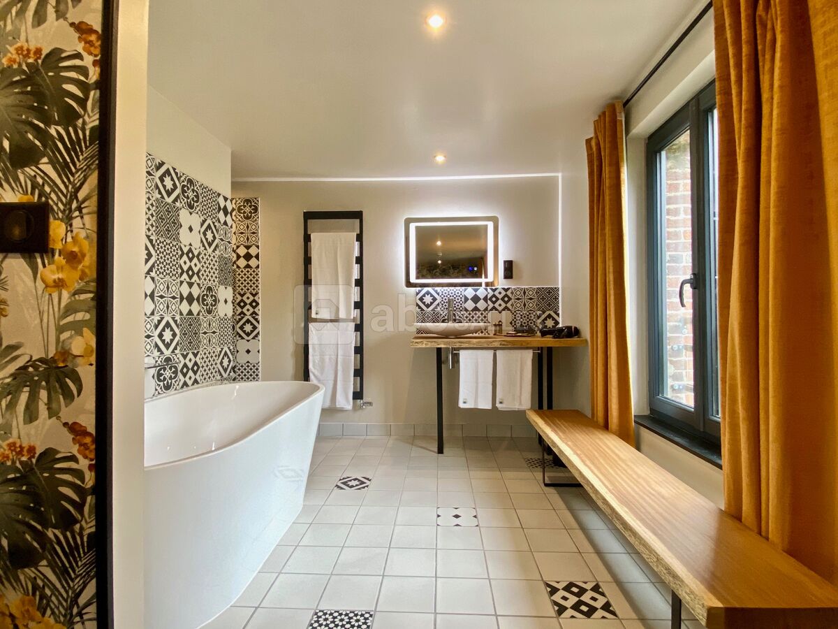 Salle de bain orchidée