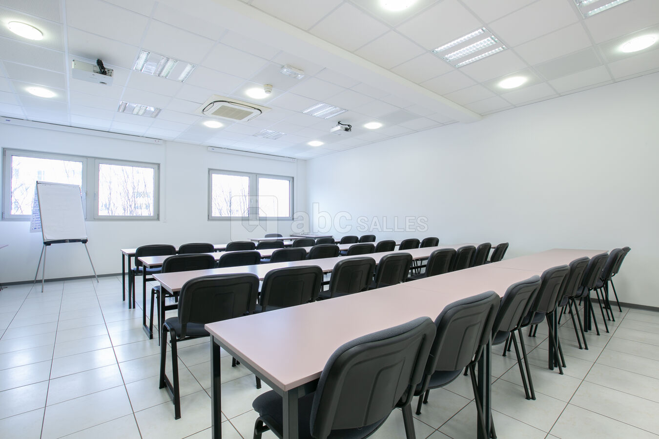 Salle Rosalyn Yalow disposition format Salle de classe (aménageable selon demande)