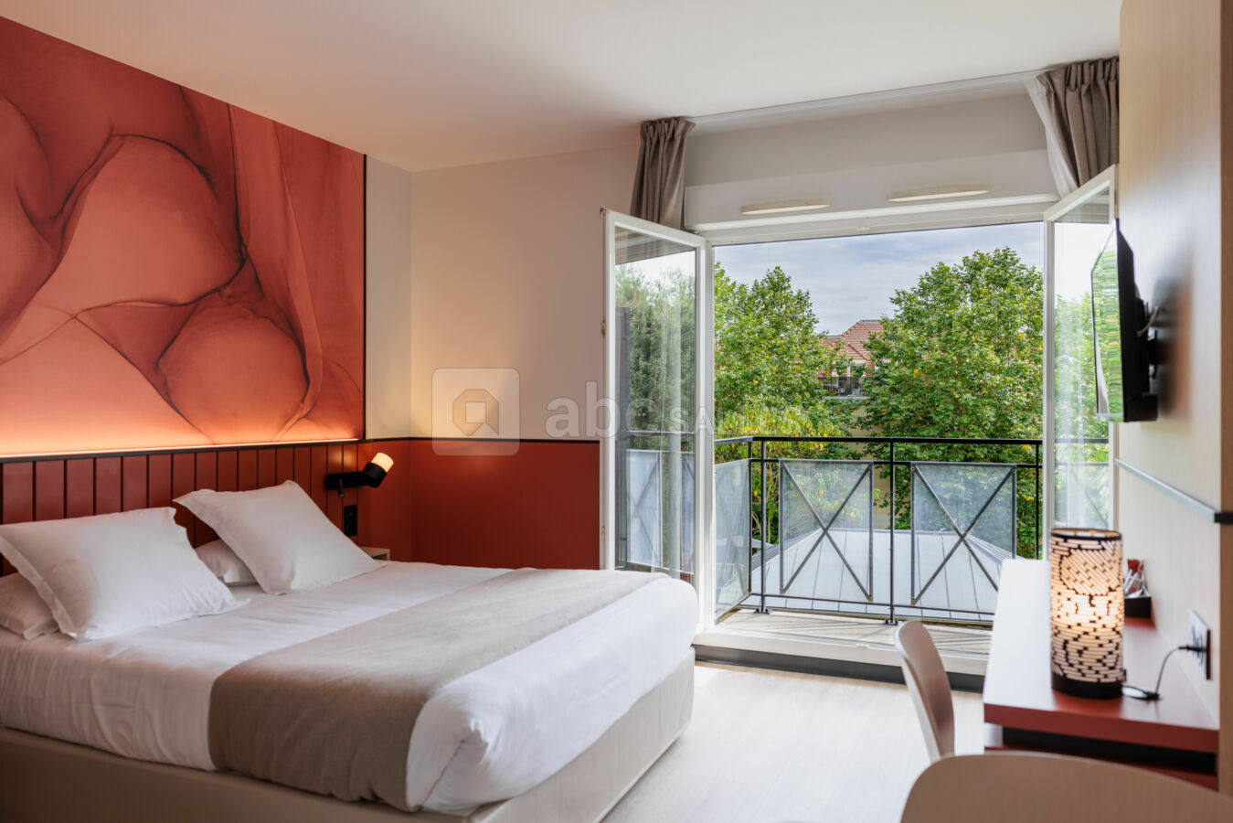 Chambre avec balcon