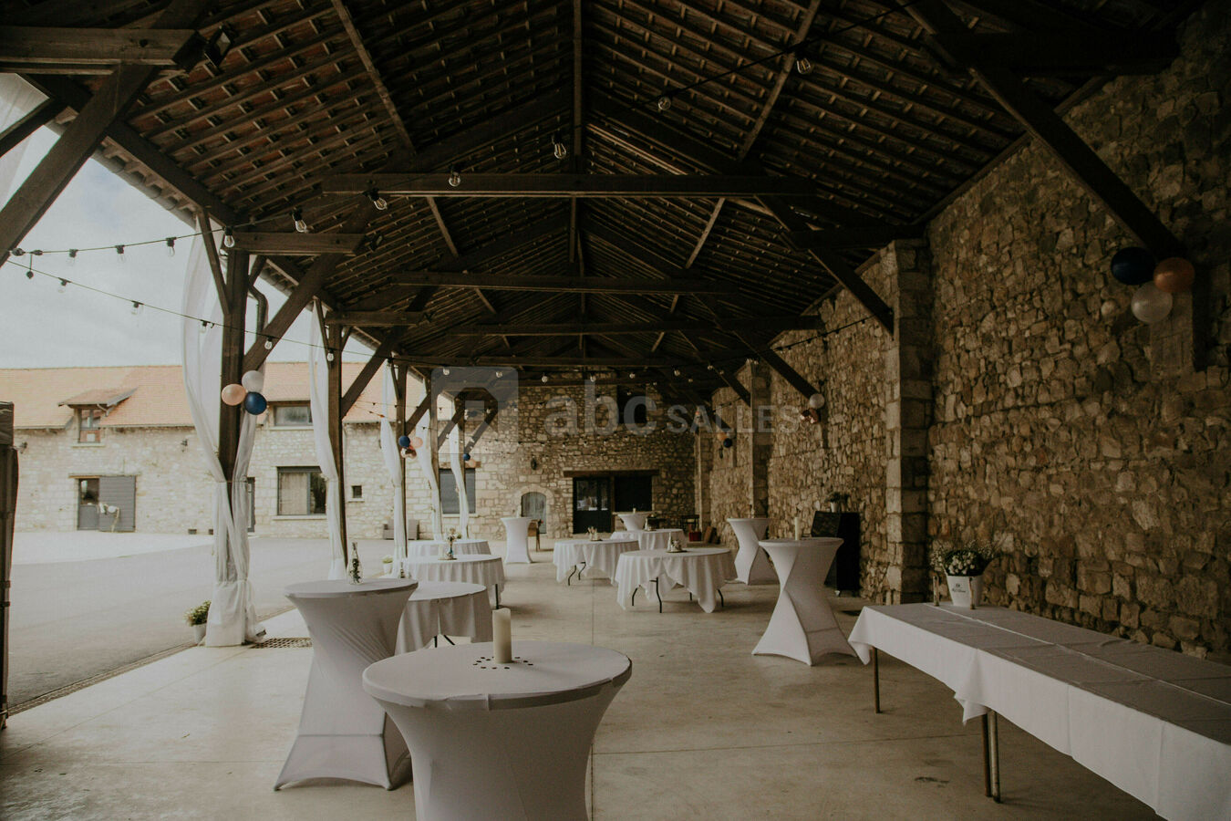 Le Préau lors d'une réception