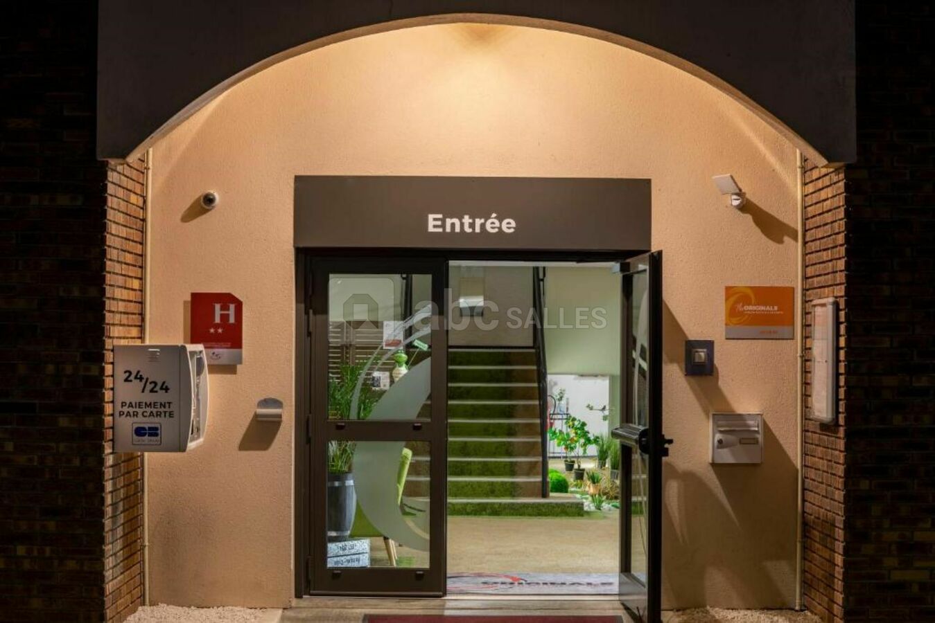 Entrée de l'hôtel