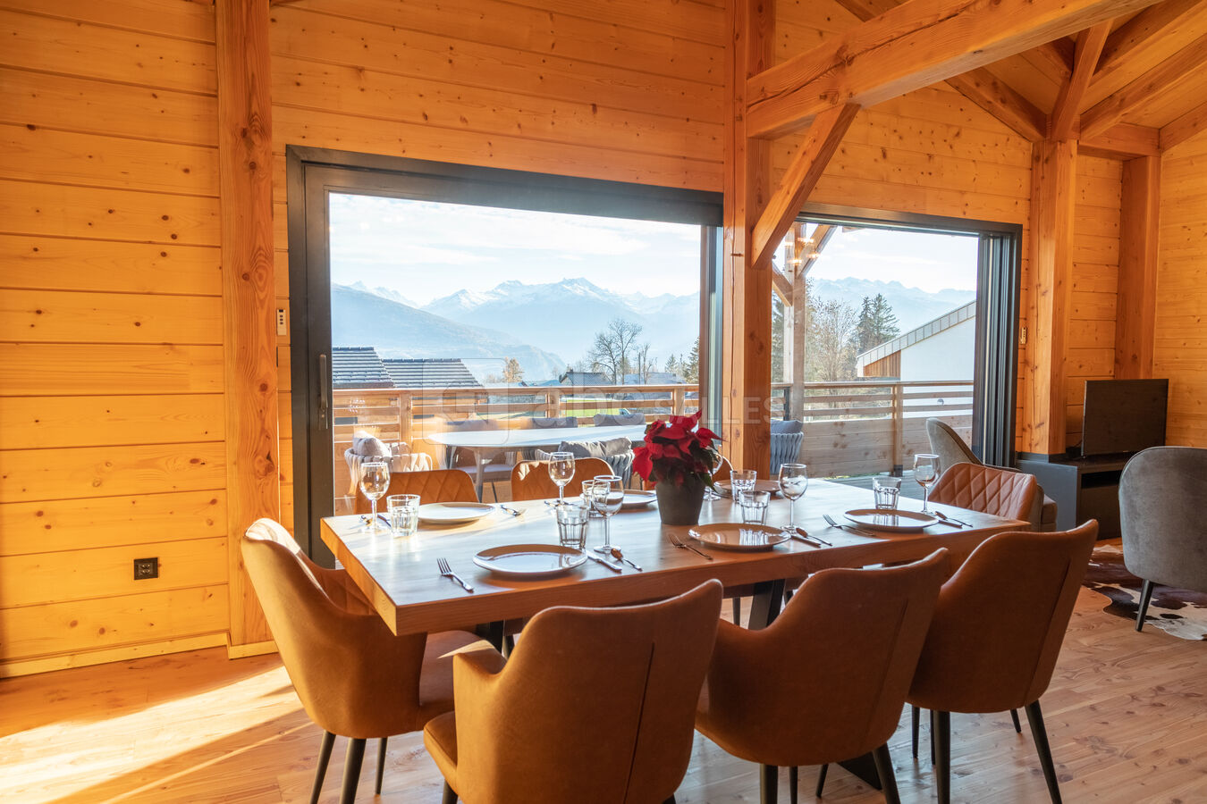 Chalet pièce à vivre